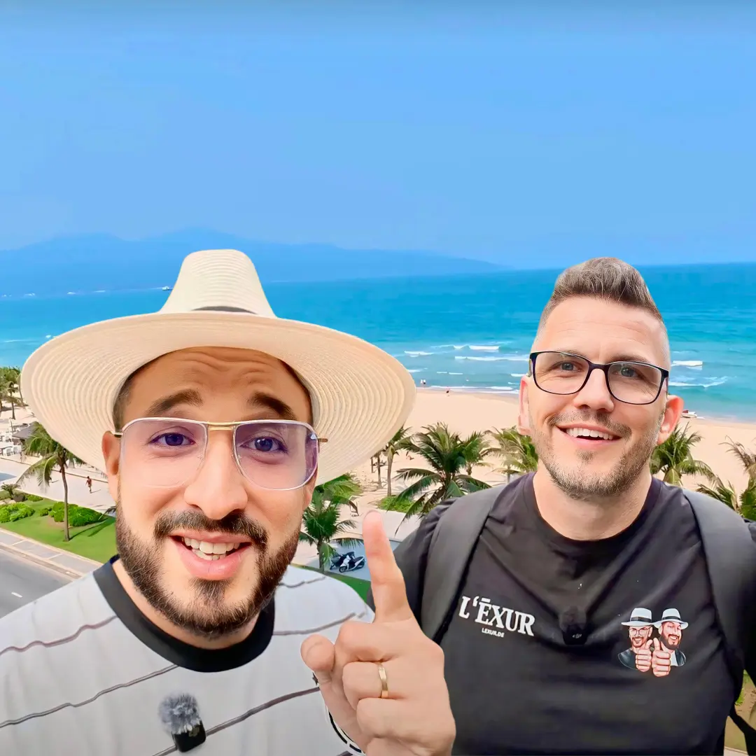 Samy und Markus, zwei erfahrene Auswanderer in Da Nang, Vietnam